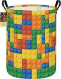 HUNRUNG Laundry Hamper,Large Canvas Fabric Lightweight Storage Basket Toy Organizer Dirty Clothes Collapsible Waterproof for 