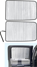 Side Window Rear Seat 2nd Row Sunshade for 2017 2018 2019 2020 2021 2022 Ford Super Duty F-250 F-350 F250 F350 - Super Crew Cab 4Dr 4Door - XL XLT Lariat King Ranch, Platinum Pickup (2pcs)