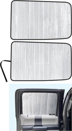 Side Window Rear Seat 2nd Row Sunshade for 2017 2018 2019 2020 2021 2022 Ford Super Duty F-250 F-350 F250 F350 - Super Crew Cab 4Dr 4Door - XL XLT Lariat King Ranch, Platinum Pickup (2pcs)