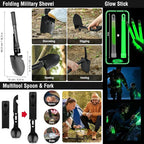 Survival First Aid Kit, 190 Pcs Survival Gear and Medical Supplies, Military IFAK EMT Molle Tactical Pouch for Outdoor, Campi