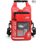 250 PCS Waterproof First Aid Kit, Roll Top Reflective Boat Dry Bag Bug Out Bags, Emergency Medical Kit Ideal for Boating, Cam