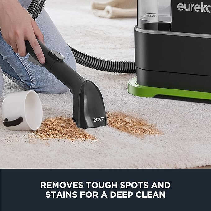 EUREKA Portable Carpet and Upholstery Cleaner, Spot Cleaner for Pets, Stain Remover for Carpet, Area Rugs, Upholstery, Coache