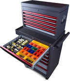 Ascend Tools Accessories for Organizer Genie Pegboards to Scale Up Organized Workspace (Metal Hooks 2.76 inch/70 mm - 10 Piec