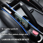 Car Seat Gap Filler Set of 2,Seat Gap Organizer, No Drop Seat Guard,Car Seat Accessories,Drop seat Gap fillers Between Seat and Console Stop Things from Dropping