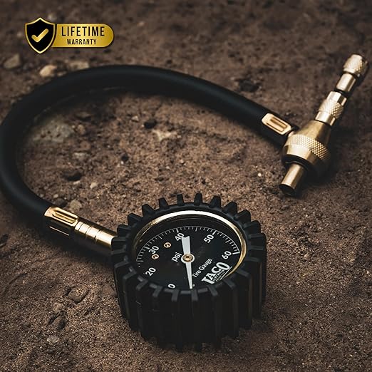 JACO RapidFlow Tire Deflator with Gauge (0-60 PSI) | Rapid 4x4 Off Road Air Down Kit
