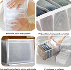5PCS Wardrobe Clothes Organizer - Foldable Closet Drawer Organizer for Clothes, Portable Closet Organizers and Storage Bins, 