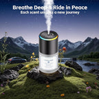 Car Air Freshener,Smart Car Air Freshener,car Diffuser with 150 ML (5oz) Capacity Multi-fragrance,RGB Music Syncing Light, Au
