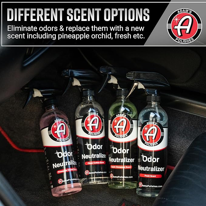 Adam's Polishes Odor Neutralizer (Fresh Scent, 16oz) - Car Air Freshener Spray That Eliminates Harmful Odors from Car Interio