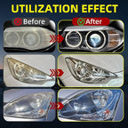 Automotive Headlamp Restoration Fluid Kit, 2025 New Headlight Restoration Kit, Multifunctional Car Headlight Polishing Repair