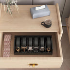 Belt Organizer for Drawer - Bamboo Belt Storage Organizer | Belt Rack for Closet Wall Mount Men Women Tie Sock Bra Scarf Ribb