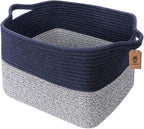 Goodpick Cube Storage Bins - Shelf Baskets for Towel Book Clothes, Closet Storage Bins for Office Woven Toy Basket for Shelve