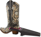 Southwestern Equine Boot Hunter - Boot Puller Jack Hunter Orange, Raspberry &Turquoise