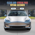 Glass Cleaner & Rain Repellent – Premium Ceramic 2-in-1 Formula Cleans & Protects – Streak-Free Shine for Windshields, Window
