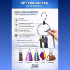 Rolly Hanger® Closet Space Saver – Premium Rotating Aluminum Organizer for Belts, Ties, Hats & Handbags – Heavy Duty 360° Swi