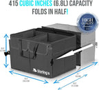 Car Trunk Organizer - Large Collapsible Storage Box with Adjustable Compartments - Heavy-Duty Cargo Organizer for SUV, Truck &