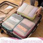 3 Pcs Mesh Packing Cube for Suitcases Travel Foldable Pastel Color Luggage Small Packing Organizers Space Saving Travel Acces