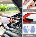 Car Safety Kit,14-Piece Roadside Emergency Car Kit,Vehicle Emergency Kit with Jumper Cables,Car Emergency Kit with Portable A
