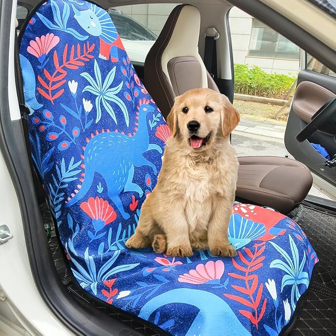 Waterproof Sweating Car Seat Cover for Post Gym Workout, Running, Swimming, Beach and Hiking, Universal Fit Non-Slip Bucket S