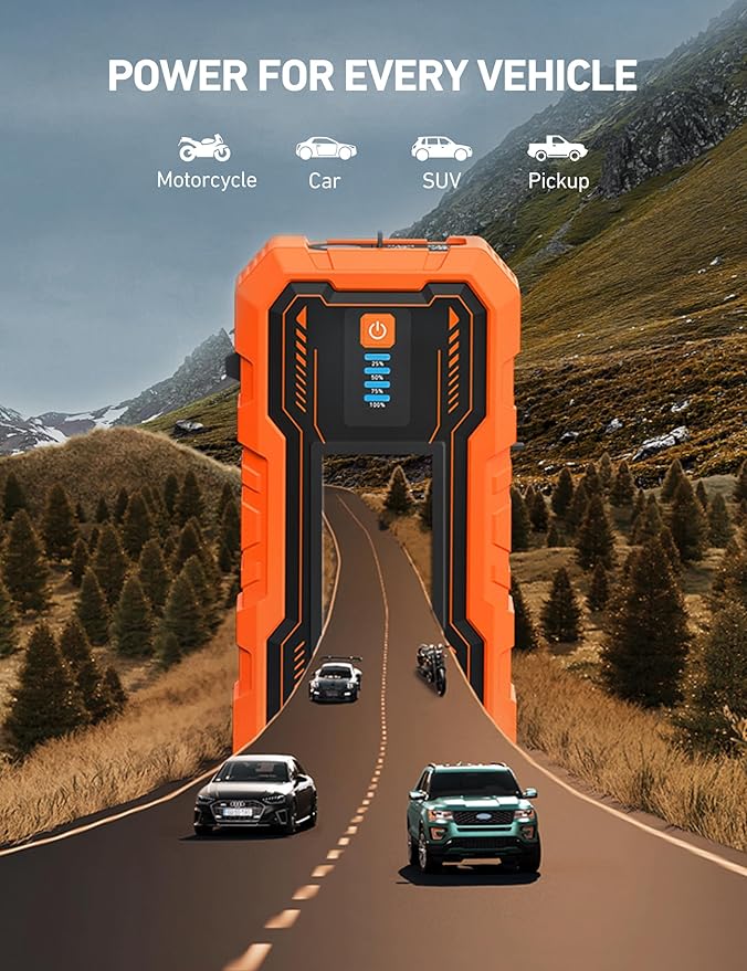 AstroAI S8 Pro Car Battery Jump Starter, 3000A Peak Jump Starter Battery Pack for Up to 9.0L Gas & 7.0L Diesel Engines, 12V