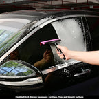 EHDIS 2PCS Flexible 8-Inch Silicone Squeegee Window Tint Tool Auto Water Blade, Shower Squeegee for Car Windshield, Glass, Tiles, and Smooth Surfaces