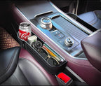 Car Seat Gap Filler Organizer,Multifunctional Car Seat Organizer, Auto Console Side Storage Box with Cup Holders 2 Seat Hooks for Drink, Car Organizer Front Seat for Holding Phone (Black style 2)