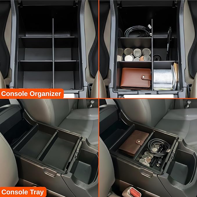 Vehicle OCD - Center Console Divider and Tray Organizer for Toyota 4Runner (2003-2009) - Made in USA - SLX510