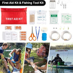 Survival Kit, First Aid Kit Survival Gear and Supplies Emergency Kit with Bug Out Bag Tactical Military Grade Molle IFAK for 