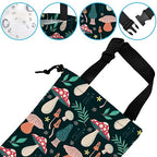 Car Trash Bag Mushroom Car Garbage Bag Hanging Car Trash Can for Back Seat with Drawstring