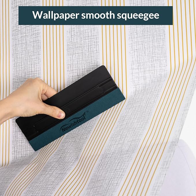 NEWISHTOOL 3 Pcs Vinyl Wrap Squeegee Kit, Sizes for Sign Making, Wallpaper & PPF Window Tint Application
