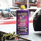 Wizards Mystic Cut Smart Abrasive for Auto Detailing Supplies - No Mess Scratch Remover for Vehicles - Water Based Cutting Compound - Removes Swirls, Defects, Fading, Water Spots - 8 oz