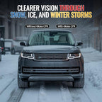 Glass Cleaner & Rain Repellent – Premium Ceramic 2-in-1 Formula Cleans & Protects – Streak-Free Shine for Windshields, Window