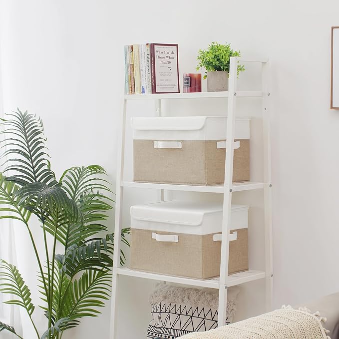 GRANNY SAYS Storage Bins with Lids, Decorative Storage Boxes, Clothes Stoarge Bins, Shelf Baskets, Closet Storage Bins for Cl