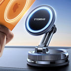 TORRAS 2026 Vacuum for Magsafe Car Mount【98+LBS Strongest Suction & Ultra Magnet】 Magnetic Phone Holders for Your Car, 360° Adjustable Car Phone Holder Mount for iPhone 17 Pro Max 16 15 14 13 12