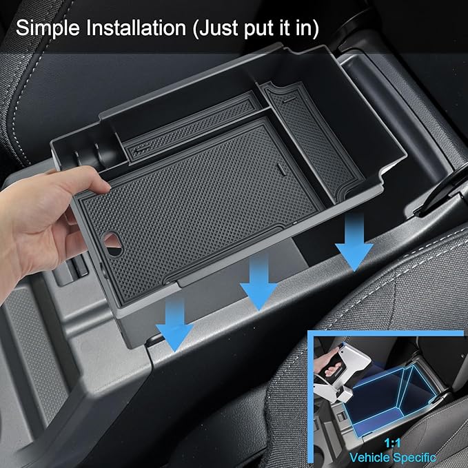 2024 2025 2026 Crosstrek Center Console Organizer for Subaru Crosstrek (Base/Premium/Sport/Limited/Wilderness), 2025 Crosstrek Armrest Tray Coin Holder 2026 Crosstrek&Impreza Accessories