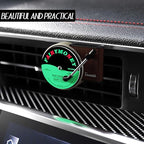 Maicican 12PCS Customizable Car Air Freshener Vent Clip, Pop Singer Album Cover Record Player Shape, Music Lover Gifts. (Retr