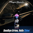 Magic Finish Car Glass Cleaner (16 fl oz) – Ammonia-Free Window Cleaner Spray for Interior & Exterior Auto Glass – Anti-Fog, 