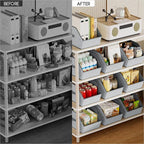 Homsorout Large Closet Storage Cubes - Closet Storage Bins with Dual Handles for Clothes, Towels, Toys, Shelf Organizer Bins 