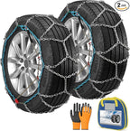 AutoChoice Snow Tire Chains for Light Truck SUV Pickup Trucks, Set of 2（SC-RV240）