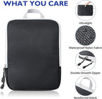 Compression Packing Cubes, 10 Set Packing Cubes for Travel Compression, Lightweight Compressible Package Organizer for Carry 
