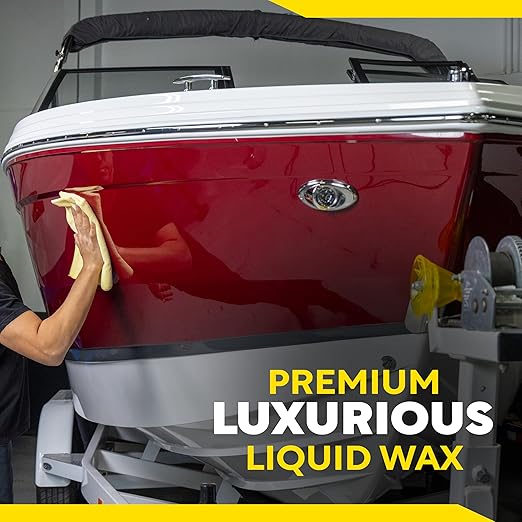 Meguiar’s Marine/RV Fiberglass Restoration System, M4965, 3-Piece Fiberglass Repair Kit with Oxidation Remover, High-Gloss Boat Polish and Wax, Christmas Gift Ideas for Car Dads
