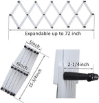 WEBI Accordion Wall Hanger,Expandable Wooden Coat Rack Wall Mounted,Accordion Hat Rack for Wall,Accordion Hook Rack for Hats,