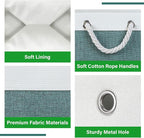Bidtakay Fabric Storage Baskets for Shelves 3 Pack Large Storage Bins for Organizing Linen Collapsible Organizer for Closet-D