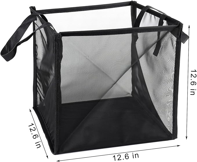 SOUJOY 4 Pack Popup Laundry Hamper, Collapsible Mesh Laundry Baskets with Handles, Foldable Clothes Hamper, Easy to Open, Por