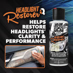 Chemical Guys Headlight Restoration & Ceramic Kit, Complete DIY Kit for Removing Yellowing & Oxidation, Includes Restoration Compound, HydroCharge With Microfiber & Applicator