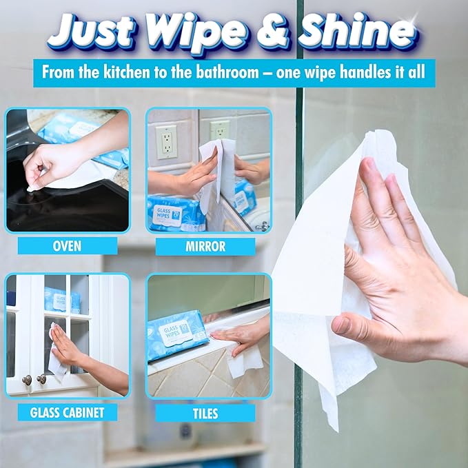 Air Jungles Car Interior Cleaning Wipes Set 210 Count, XL 8" x 10" Wipe for Car Leather Seat, Windshield Window Mirror Cleani