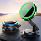 JOYROOM for MagSafe Car Mount Charger, [All-Metal] 15W Fast MagSafe Car Charger, Hands Free Magsafe Car Mount Dashboard for iPhone 17 Pro Max Air/16 15 14 13 12 Pro Max Plus, Black