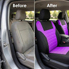 FH Group Automotive Car Seat Covers Front Set Premium 3D Air Mesh Front Seat Covers, Airbag Compatible Universal Fit Interior