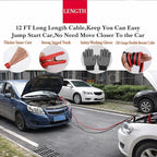 kewen Car Emergency Kit, Roadside Assistance Emergency Car Kit Jumper Cables, Road Trip Essentials, Auto Vehicle Car Safety K