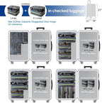 Grand Fusion Stow-N-Go Packing Organizer for Luggage, Portable Hanging Travel Shelves, Carry-On Closet, Hanging Packing Cubes