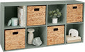 Best Choice Products Kids Bookcase 8-Cube Storage Organizer, 13.5in Shelf Opening, Bookshelf, Toy Storage, Customizable w/ 3 